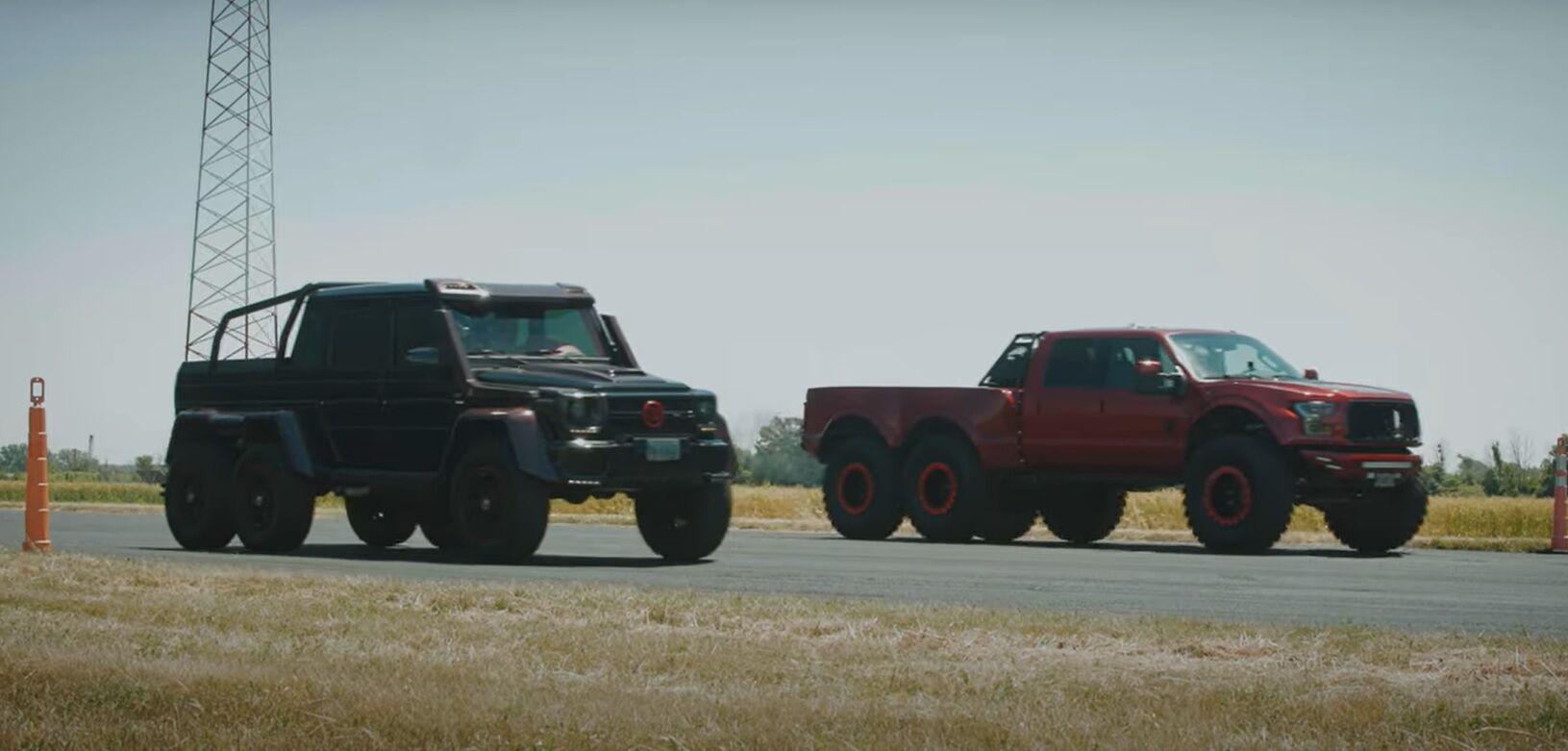 MegaRaptor 6×6 vs Mercedes-Benz G 63 6×6 by Brabus